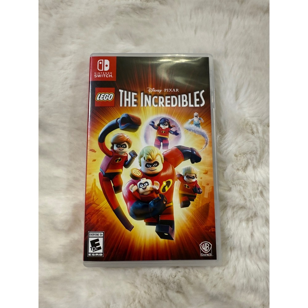 LEGO The Incredibles Video Game Nintendo Switch Red Case Physical Cartridge